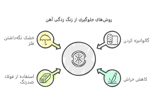 روش‌های جلوگیری از زنگ زدگی آهن