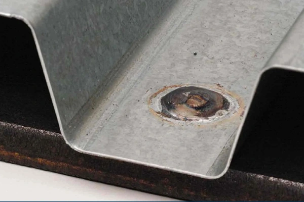 ترمیم پوشش گالوانیزه پس از جوشکاری